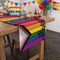 Pride Decorations - Rainbow Table Runner | Pride Accessories for Gay Pride Month - LGBT Pride Party Favors Supplies Decor for Outdoor Outside Rainbow Birthday Party Gifts